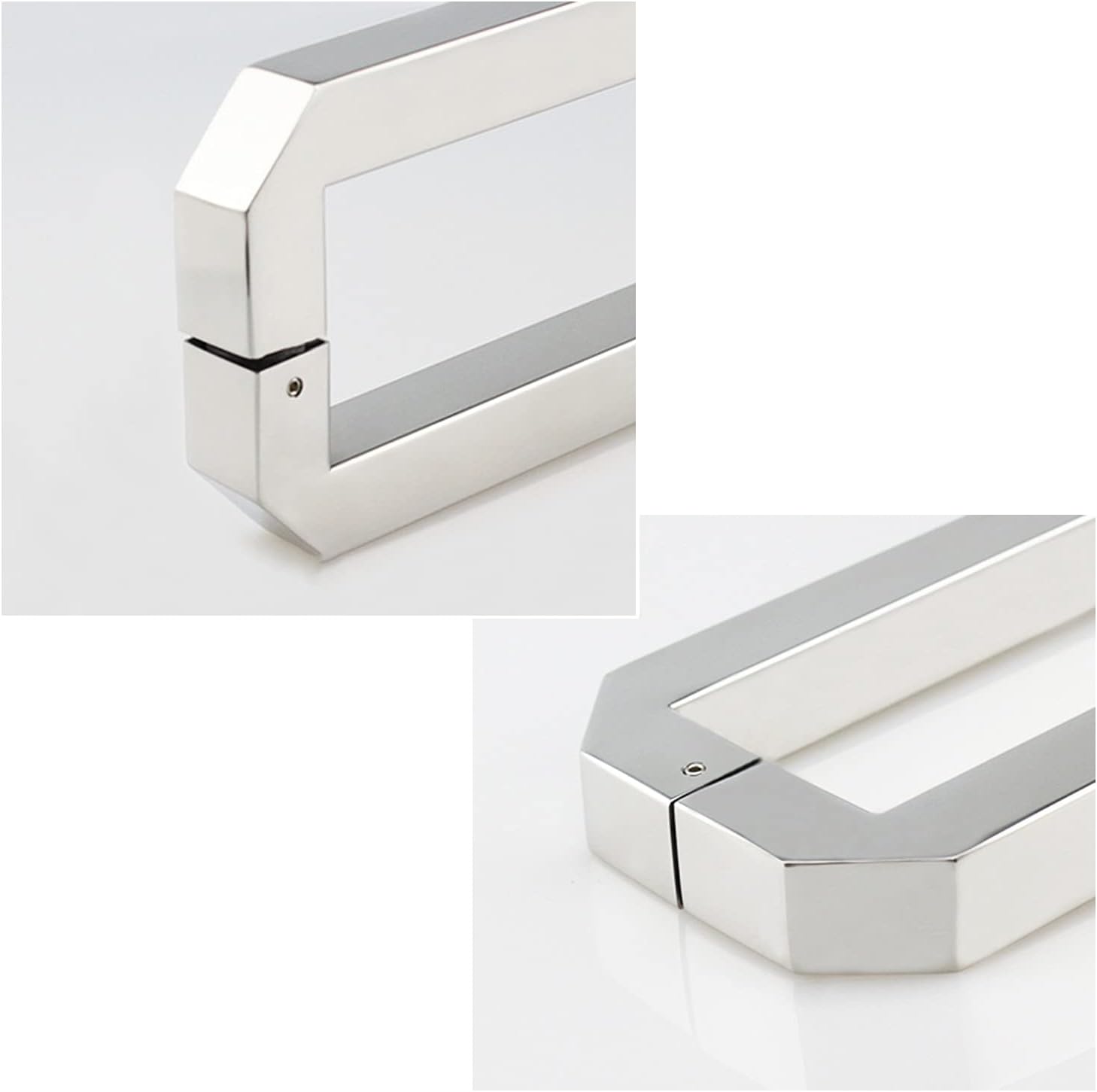 Shower Door Handle Glass Door Handle,Simple Sliding Door Household Bathroom Shower Furniture Glass Door Hardware Accessories (Size : 400mm)