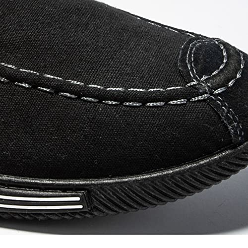 Martial Art Tai Chi Kung Fu Shoes, Men's Fashionable Slip-On Chinese Traditional Old Beijing Breathable Canvas Shoes, Comfortable Non Slip Rubber Sole, Soft in Line with Modern Aesthetics2