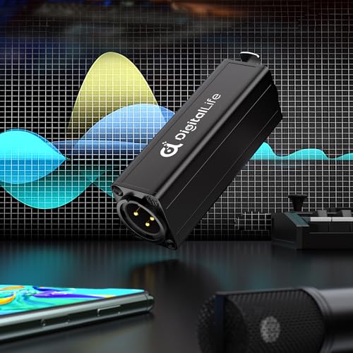 DigitalLife Single-Channel XLR Audio Ground Loop Noise Isolator - Hum Eliminator - Passive, XLR-A600-I, M/F (Not Compatible with P24/P48 Powered Microphones) - Thumbnail 7