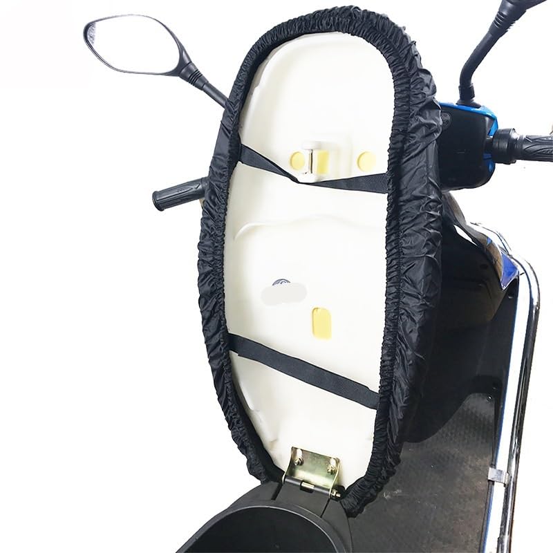 Housse de selle moto universelle imperméable noire