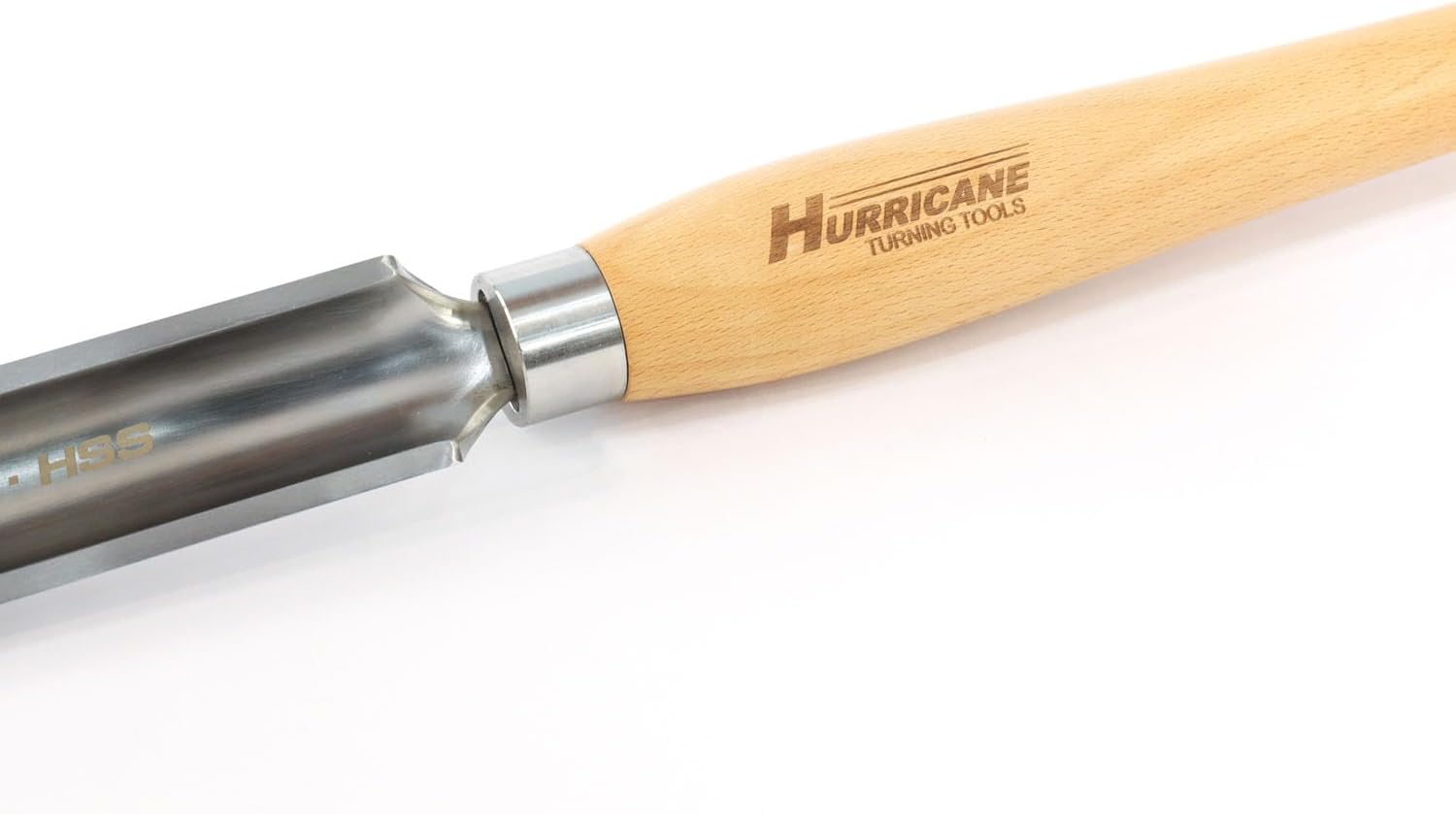 Hurricane Turning Tools, CryoCut Series, HTT-509, M2 Cryo 1 1/4" Spindle Roughing Gouge for Woodturning