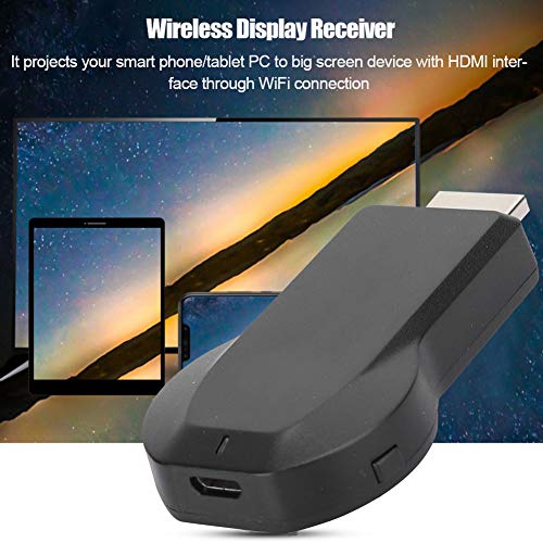 Dongle Miracast HDMI Wireless 2.4GHz Per Smartphone/Tablet/PC – Screen Mirroring Su TV E Proiettore, Supporto Airplay/Miracast/DLNA