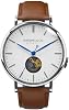 Rossling & Co. Metropolitan 40mm Automatic Wrist Watch | White Open-Heart