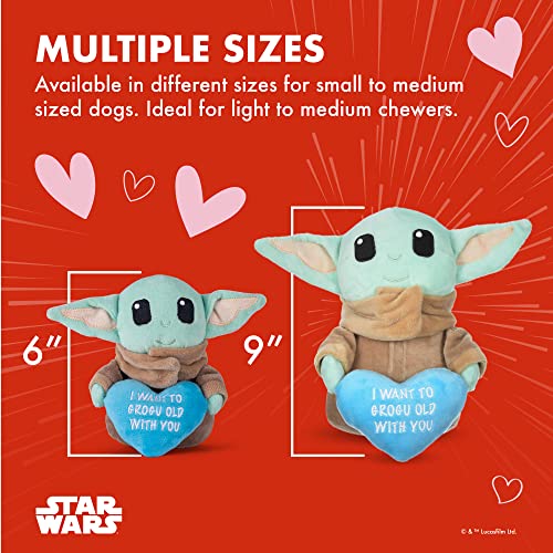 Star Wars Brinquedo para cães Baby Yoda Squeaker | Brinquedo de pelúcia para animais de estimação Gr
