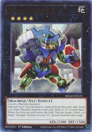 Gear Gigant X - MAGO-EN131 - Gold Rare - 1st Edition