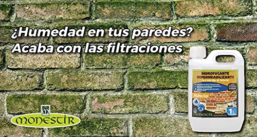 MONESTIR - Hidroclay Hidrofugante Impermeabilizante de Fachadas, 1L