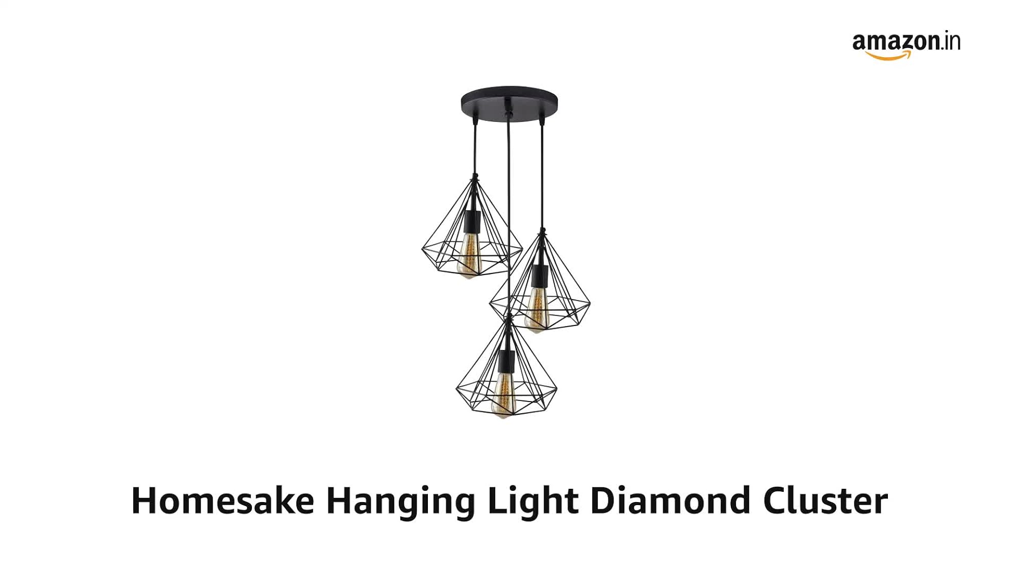 Hanging Light Diamond Cluster Modern Ceiling Pendant Light