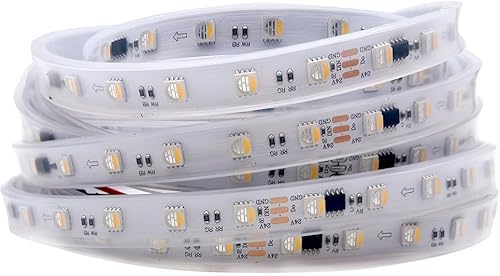 Miniatura 10 de Tira de luz LED TM1814 DC12V 24V 4 en 1 píxeles SK6812 RGBW direccionables RGBWW RGBW 5050 3 pines LED luces IP30 65 67 (RGB+blanco cálido (TM1814