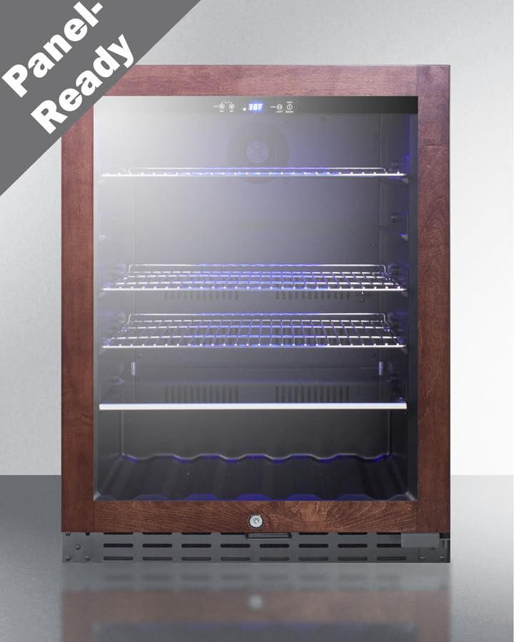 Summit 24” Beverage Center, 4.2 cu.ft. Capacity, ADA Compliant, Panel Ready*- ALBV2466PNRLHD (Left Handed Door Swing) *Panel not included on Fridge.com