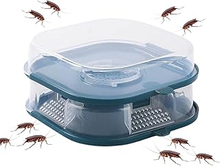 Cockroach Trap Cockroach,Ozgkee Cockroach Trap Non Toxic Reusable House Cockroach Repellent Bait Pest Control for Kitchen and Toilet (2 Layer)