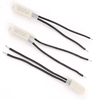 Aexit 3 Pcs Outlets & Accessories KSD9700 145 Celsius Normal Close Bimetal Outlet Switches Temperature Switch