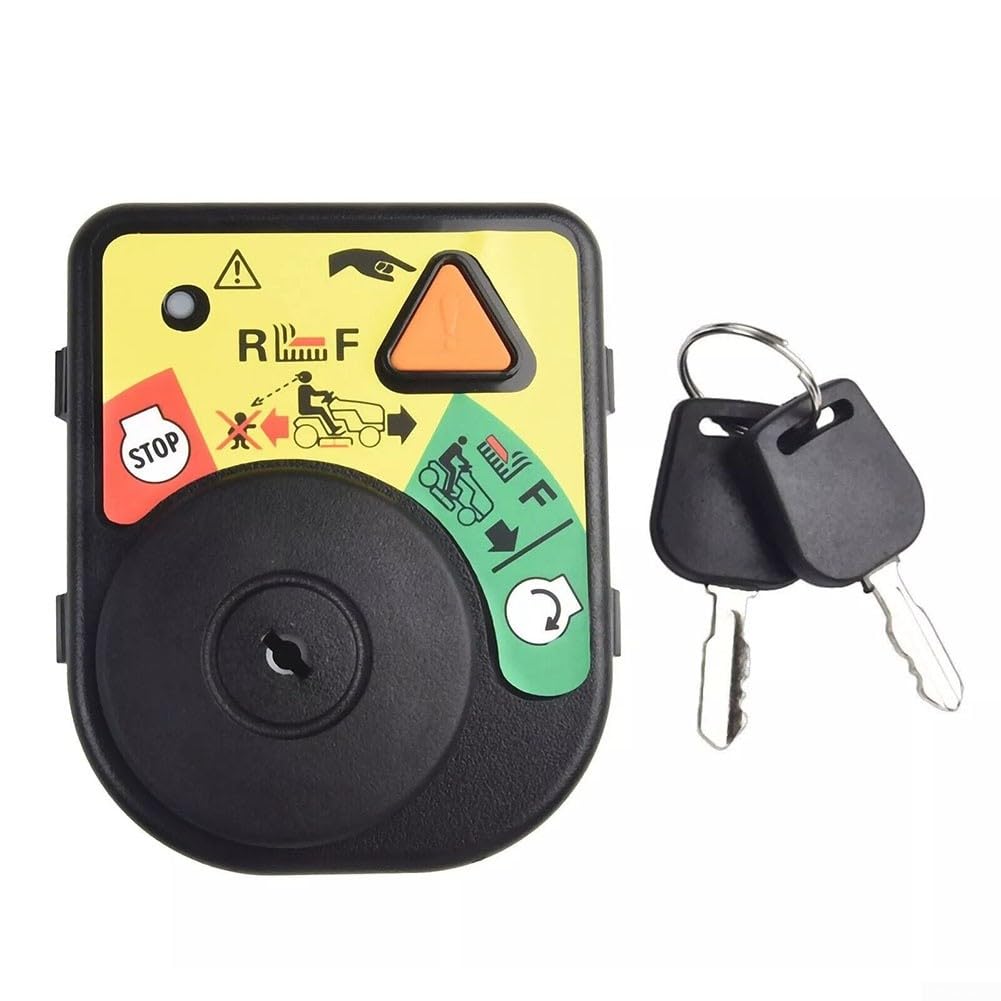 Módulo de interruptor de encendido para cortacésped, relé solenoide de arranque 725-06153A compatible con Cadet para XT1 para XT2 y para tractores CRAFTSMAN, juego de 2 piezas