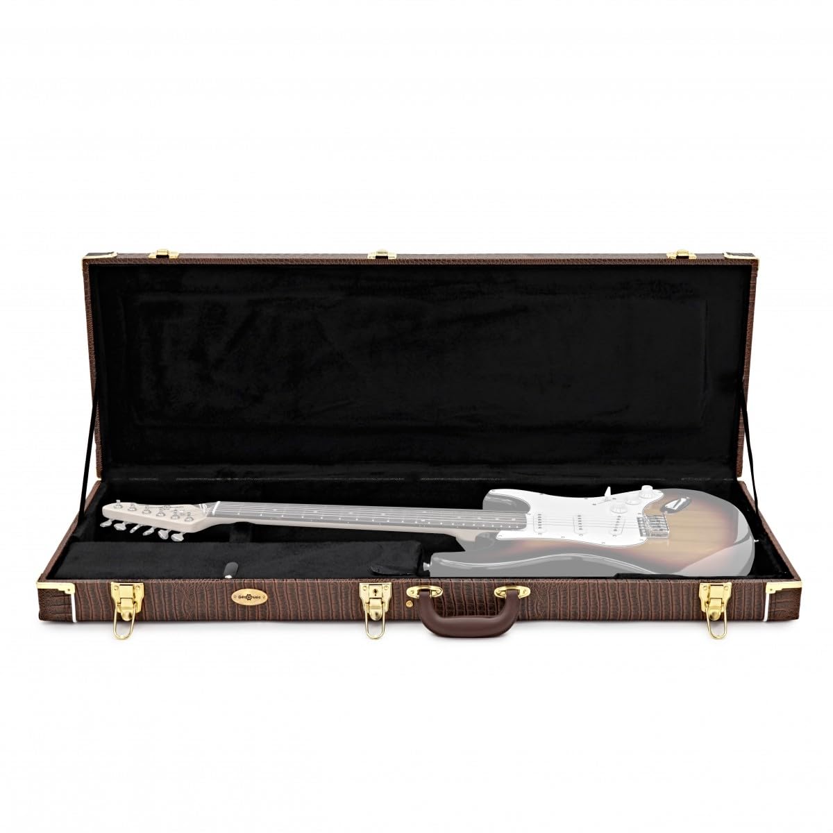 gear4music Étui Deluxe pour Guitare Électrique