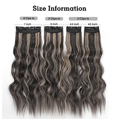 Extension cheveux naturel clip invisible bouclé long volume