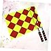 BESPORTBLE Referee Flag Set Flag Hand Patrol Border Durable Stainless Steel Sponge Material