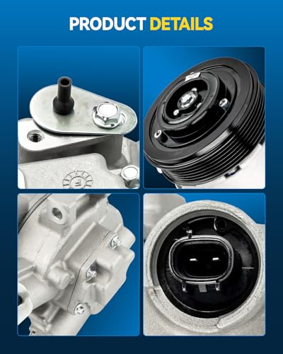 Image of PHILTOP 67328 Air Conditioner AC Compressor with Clutch for Toyota Corolla 2009-2010 1.8L,Matrix 2009-2010, 2012 1.8L, Scion xD 2008-2014
