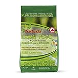 Nutrila 33-0-5 + Iron and 5 More Micronutrients Fertilizer, Slow Release and Money Saver Lawn Food for Spring & Summer, Covers 4,300sqf (5kg) (11 lb)