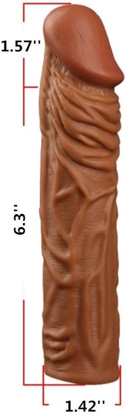 Super Toy, Male Vibrant Enhancing Sleeve Sleeve Extender Extension Enlarger Sheath Toy for Adults