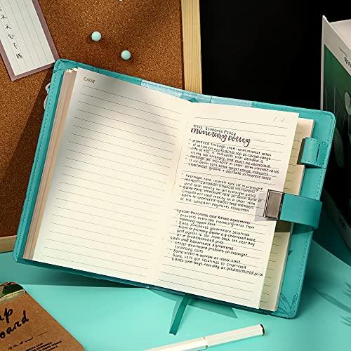 Cagie Diary With Lock Combination Digital, Lockable Secrets Journal, 224 Pages Thick Refillable Locked Diary, 5.9 X 7.9 Inch Blue Locking Notebook For Adults Women #TOP4