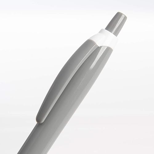 Miniatura 18 de Simply Genius Bolígrafos retráctiles, paquete de 100 unidades, colores surtidos de barril, tinta negra, punta mediana de 0.039 in, bolígrafos a