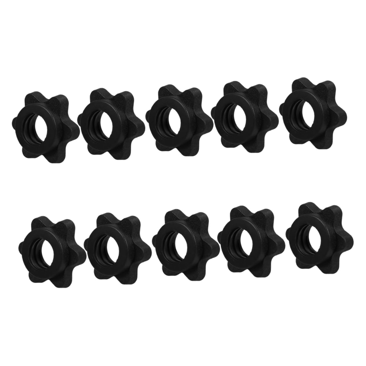 FUNOMOCYA Standard Dumbbell Nuts 25mm Barbell Locking Clamps Collars Barbells Nuts for Workout Equipment