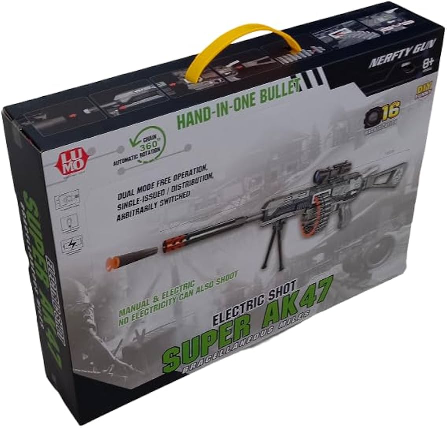 LUMO Electric AK47 Toy Gun with Light & Sound | Battery Operated