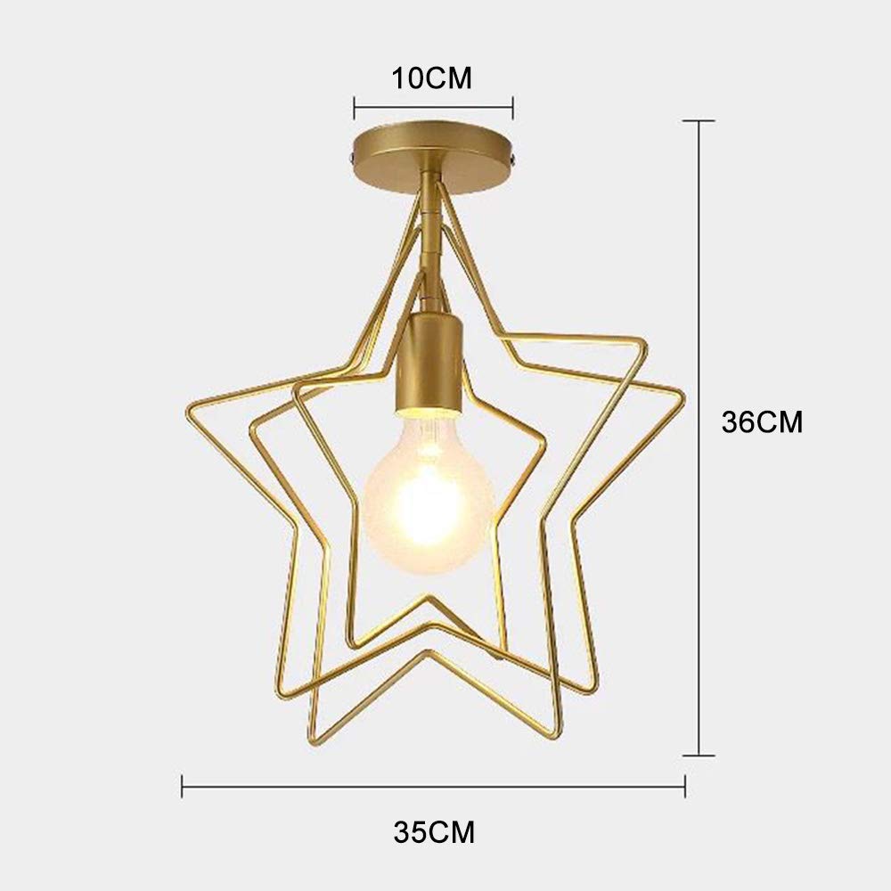 Mengjay Moderne Plafonnier LED en Métal - Lampe Décorative Pour Salon, Couloir, Bar, Cuisine, Salle à Manger, Chambre d'Enfants