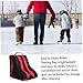 Jorzer Roller Skate Bag Thickened Oxford Shoulder Bag Backpack Roller Skating Storage Bag for Roller Skates Ice Skates Adults Kids Red.