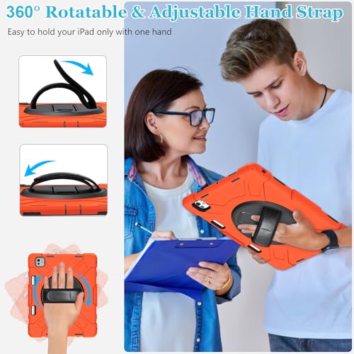Image of Miesherk STOCK Case for iPad Pro 13 Inch M5 2025 /M4 2024, Orange