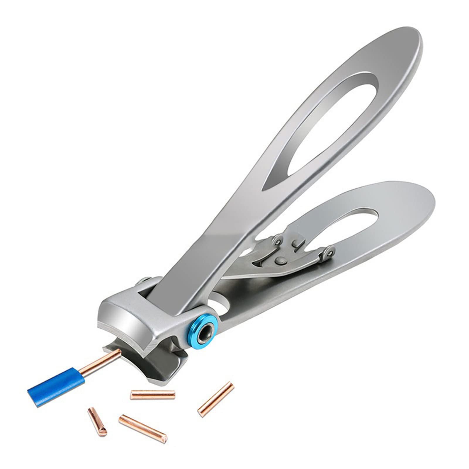 Nagelknipser, Premium-Nagelknipser aus Edelstahl for Dicke Nägel, Rasur und Gebogene Klingen, breite Backen, robust, rutschfest