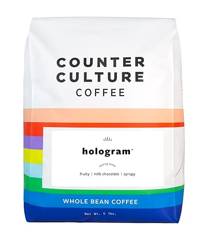 Counter Culture Coffee - Bolsa de café de grano entero de 5 libras - Granos de café a granel - Café premium - Granos de café fresco (holograma)