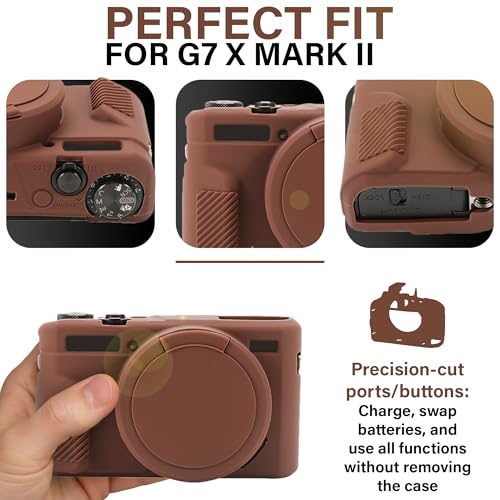 Funda de silicona para Canon Powershot G7 X Mark II miniatura 2
