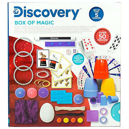 Discovery Box Of Magic, At-Home Stem Kits For Kids Age 8 And Up, Magic Kits, Magic Tricks For Birthday Parties, Sleepovers #TOP4