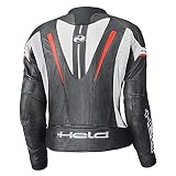 Held Debbie II Perforowana damska skórzana kurtka motocyklowa, czarny/biały/czerwony, 40