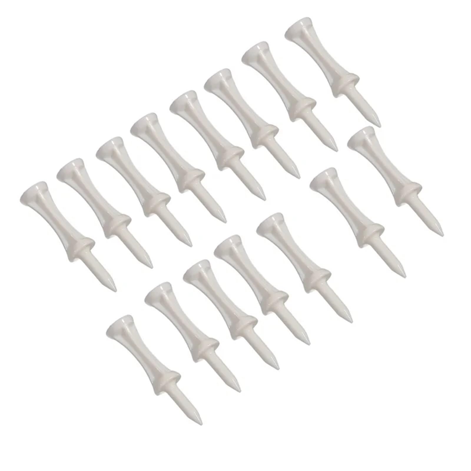 Golf Tee 50 Stück Golf-Tees, Golfbedarf for Golf-Praxisprodukte, Golfzubehör, Golfnagel, Kunststoff-Ballhalter FüR Einen Idealen Abschlag