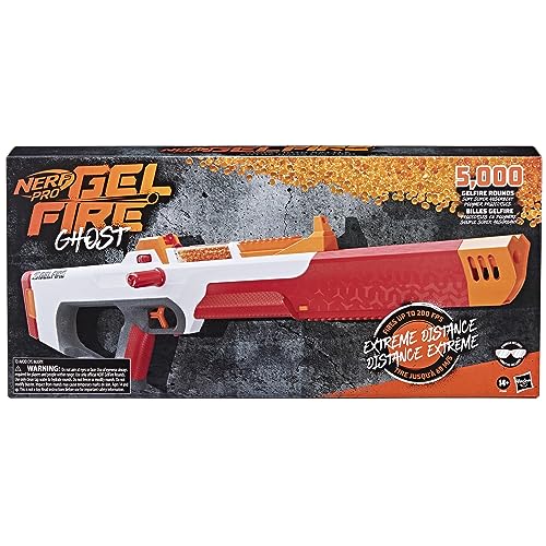 Nerf Pro Gelfire Ghost Bolt Action Blaster, Removable Boost Barrel, 5000 Gel Rounds, 100 Round Integrated Hopper, Eyewear, Ages 14 & Up - Image 12