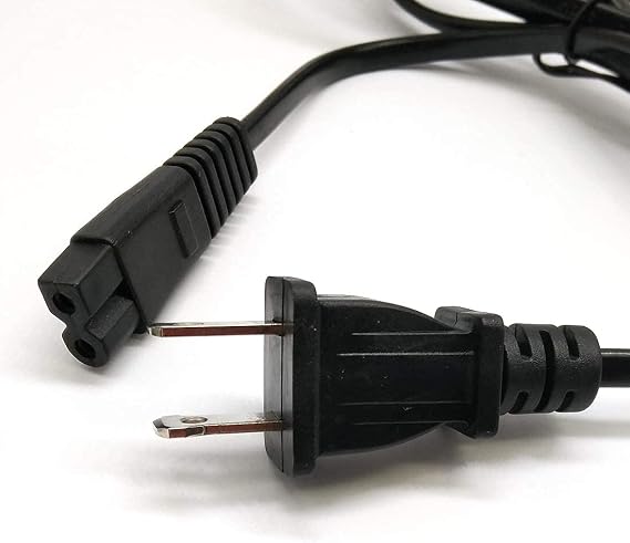 HONEYSEW AC Power Cable Cord Compatible with Brother, Singer, White, Baby-Lock, Viking, Pfaff Sewing Machine