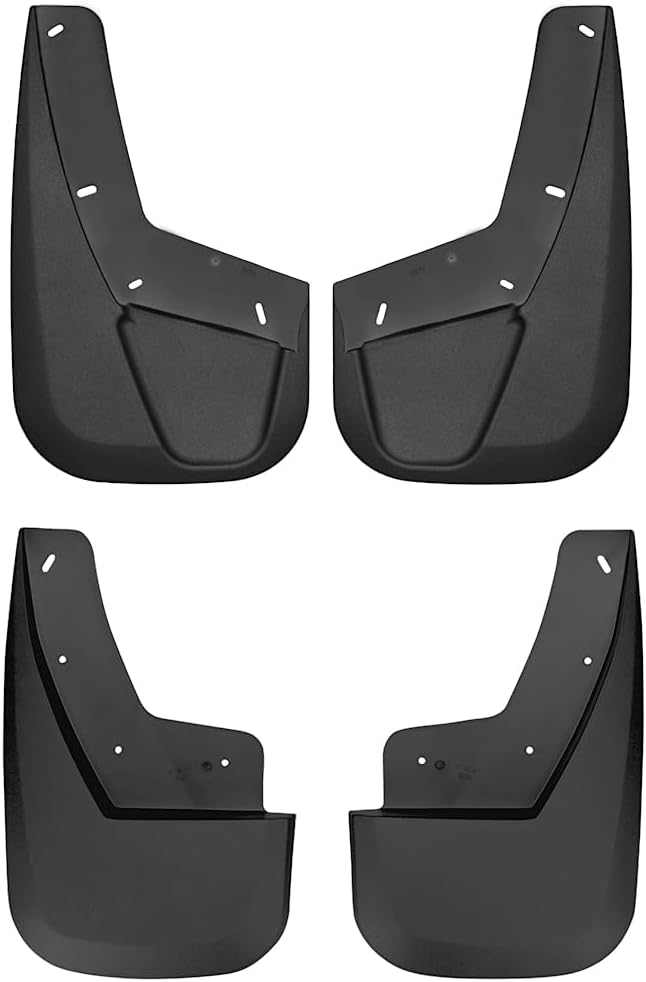 Husky Liners - Mud Guards | 2007-2014 Cadillac Escalade/Chevrolet Suburban/GMC Tahoe w/o Z71 Package, Front & Rear Set - Black, 2 Pc | 57761 & 56731