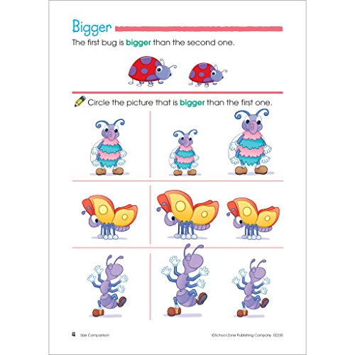 image for School Zone Preschool Basics Workbook: Pre-K, Beginner Reading, Early 