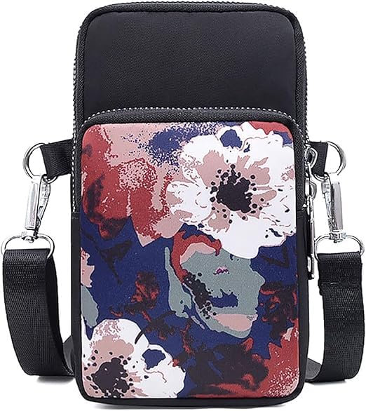 Image of Crossbody Mobile Sling Bag for Women |Stylish Phone Pouch with Detachable Strap & Adjustable Keychain|Mobile Purse|Versatile Mobile Pouch for Women