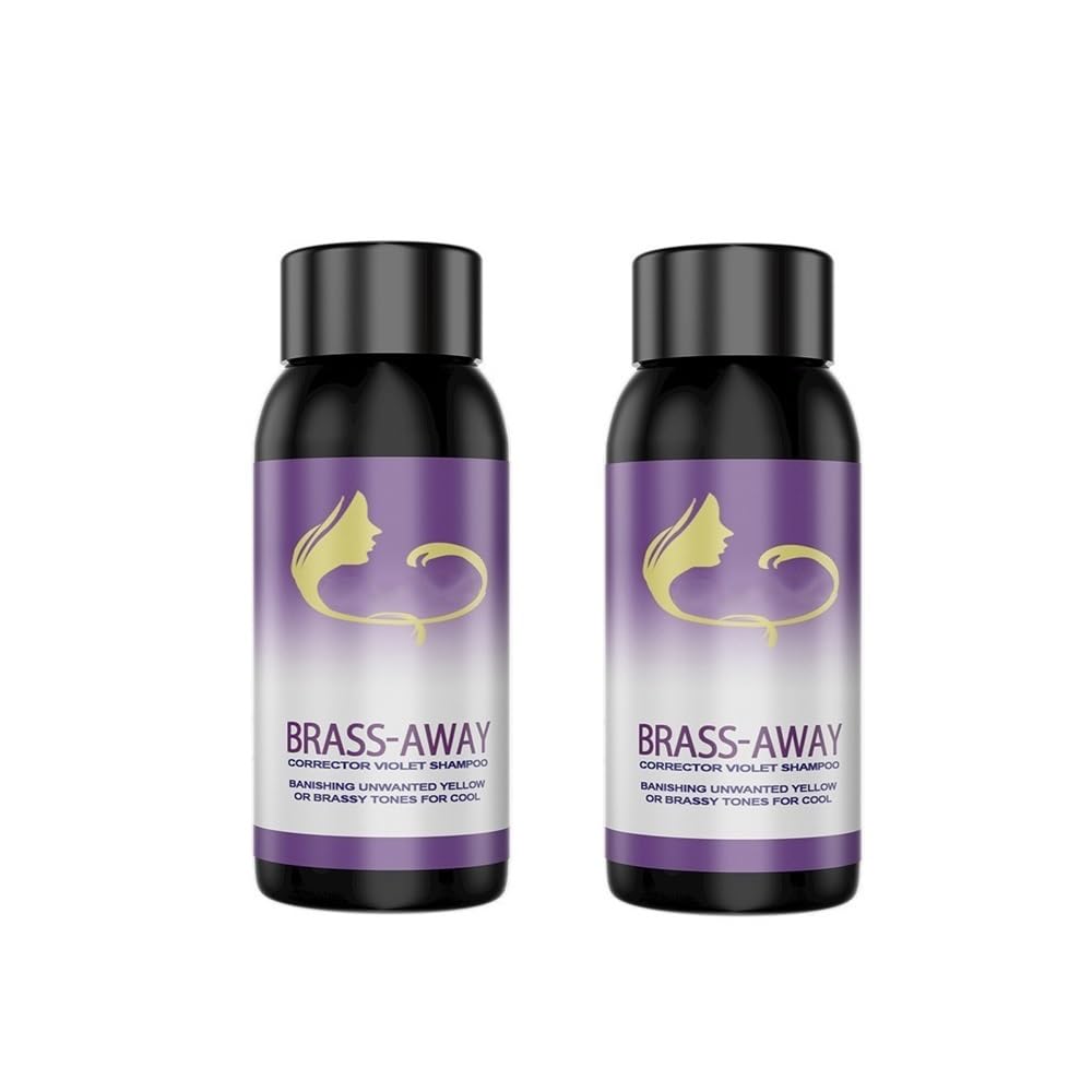 Shampoo curativo for ciocche bionde argentate decolorate, tonico detergente delicato for esaltare la tonalità e la lucentezza dei capelli freddi