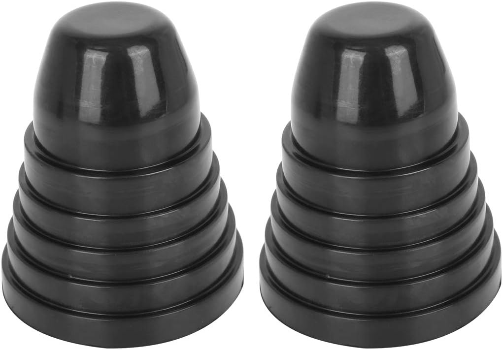 X AUTOHAUX 2pcs 50mm 55mm 60mm 65mm 70mm LED Light Dust