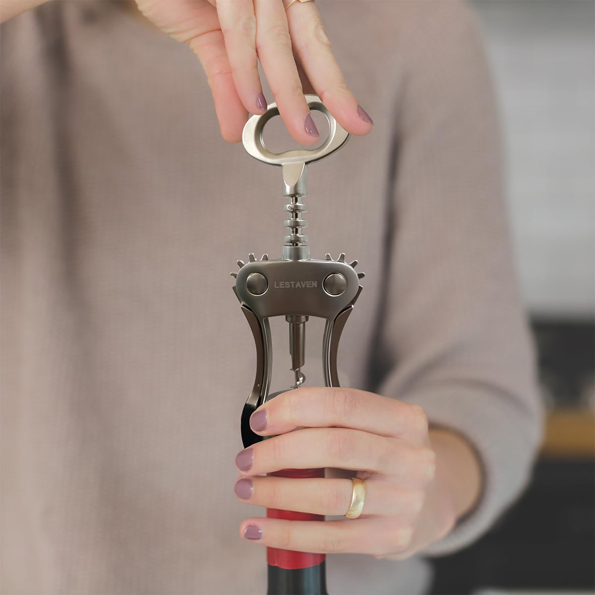 Wing Corkscrew Bottle Opener Wing Bottle Opener Wine Opener Wine Bottle Opener Zinc Alloy Bottle Opener Wing Corkscrew Wine Opener Zinc Alloy Wine Bottle Opener For Beer Home Bars