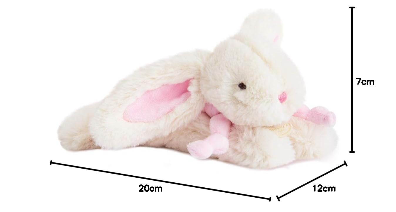 Doudou et Compagnie 1239 Lapin Bonbon maskotka, mała, różowa