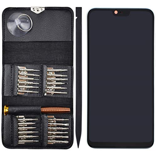 Image of TA-1099 LCD Screen Touch Digitizer Glass with Screen Frame Replacement for Nokia 6.1 Plus TA-1103 TA-1083 TA-1099 Silver