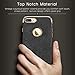 LOHASIC for iPhone 7 Plus Case, Premium Leather Soft Bumper Cover Non Slip Protective Shockproof Anti-Scratch Cases Compatible with iPhone 7 Plus - [Black, 5.5
