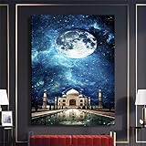 ♔♔♔Alta calidad: todos los lienzos son materiales de alta calidad impresos con la última tecnología en máquinas para garantizar que siempre se muestren imágenes claras y realistas. Nuestras pinturas siempre insisten en reproducir obras de arte originales y perfectas, y rechazamos las reproducciones primarias hechas a mano baratas.