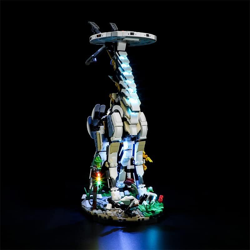 Miniatura 4 de Northlovf Kit de luces LED para Lego Horizon Forbidden West Tallneck 76989 Juego de construcción, fuente de alimentación USB o fuente de