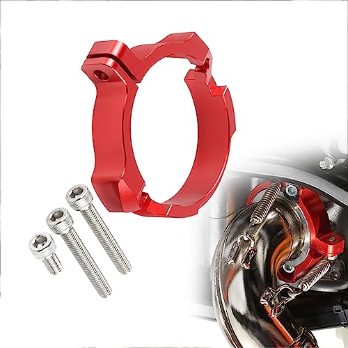 Protection bride d'échappement CNC en alliage supérieur Husqvarna