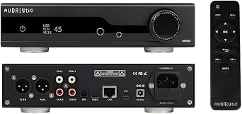 Gustard Audalytic AH90 MQA DAC & Streamer & Headphone Amplifier AK4499EX & AK4191 XMOS XU316 LAN DLNA Roon 32bit 768kHz DSD512 Optical/Coax/LAN Input RCA/XLR Balanced/4.4mm/6.35mm Headphone Output